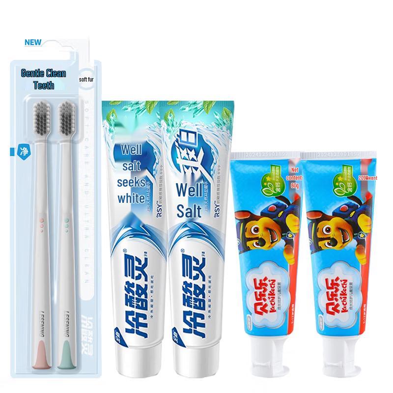 Cold Sensitive Ling Family Toothpaste & Brush Bundle