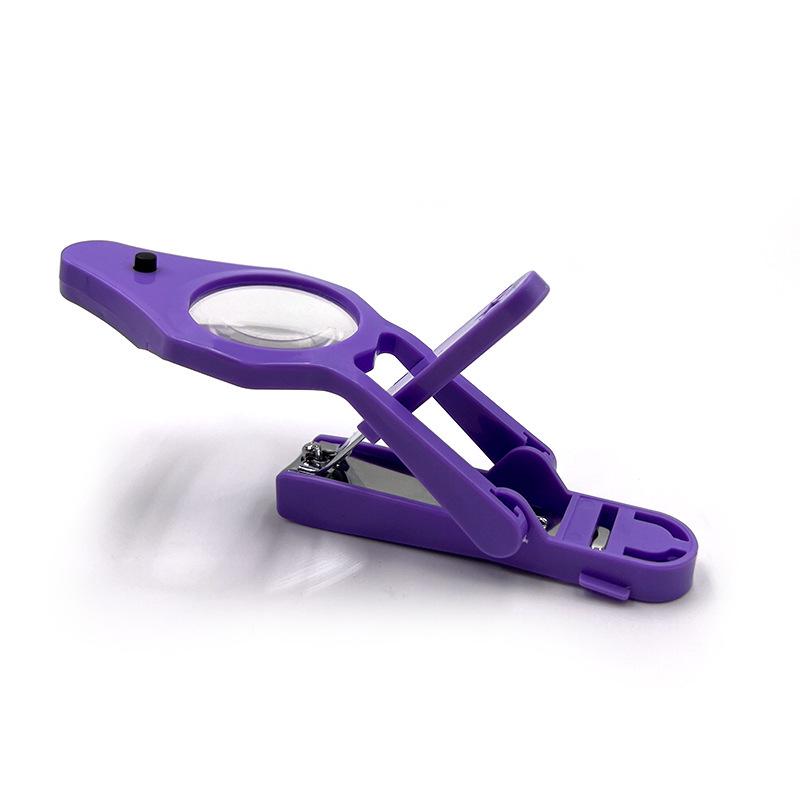 Adjustable Nail Clippers with Magnifier & LED Light for Seniors, Pregnant Women & Kids - Stylish Nail Care Solution