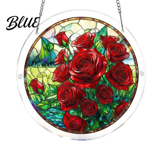 Hanging Window Decoration Acrylic Puzzle Suncatcher Stained Glass Ornaments DIY Jigsaw Sun Handmade Art Catcher Kit for Home Garden Decor