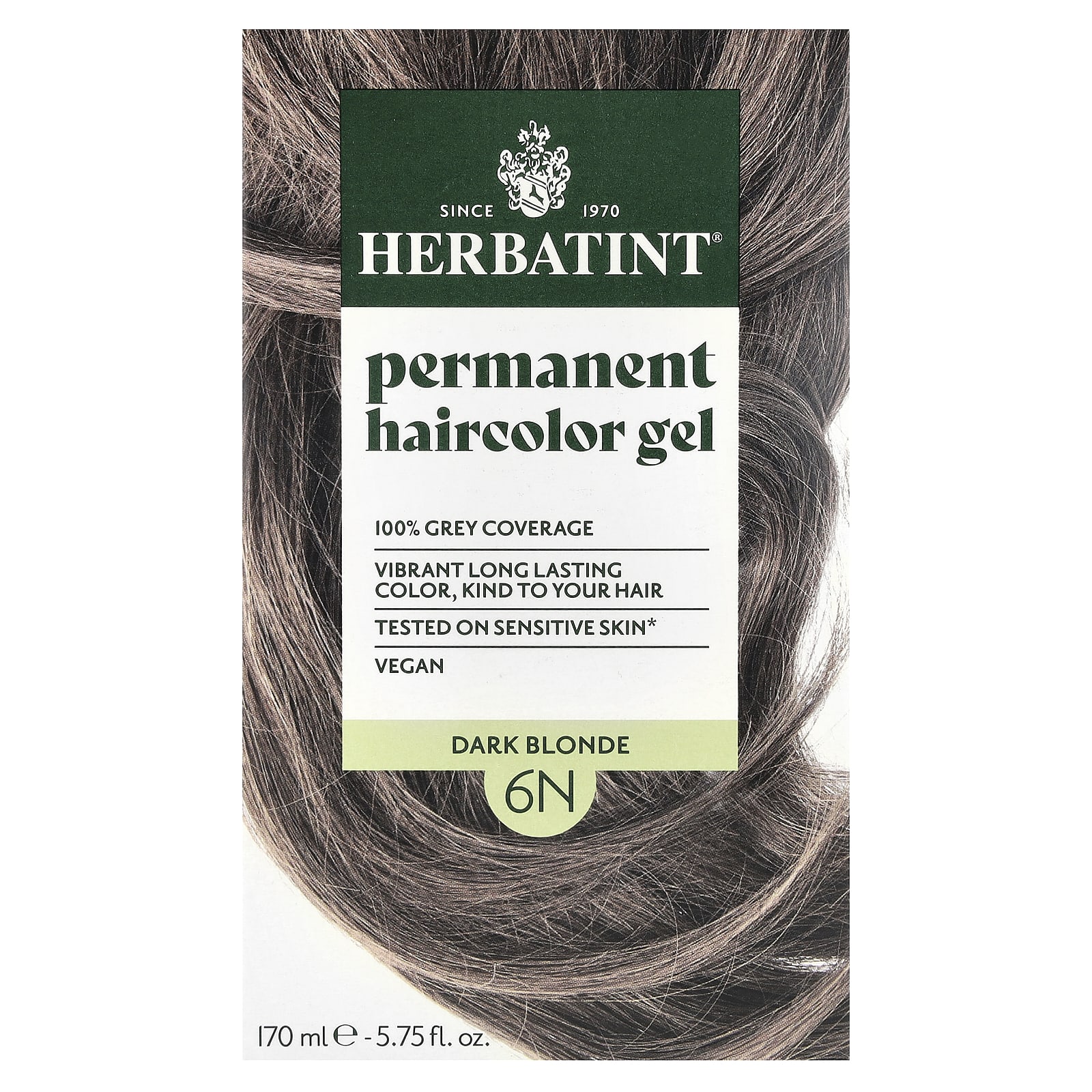 

Permanent Color Gel, 6N, Dark Blonde, 135Ml (4.56Fl Oz)
