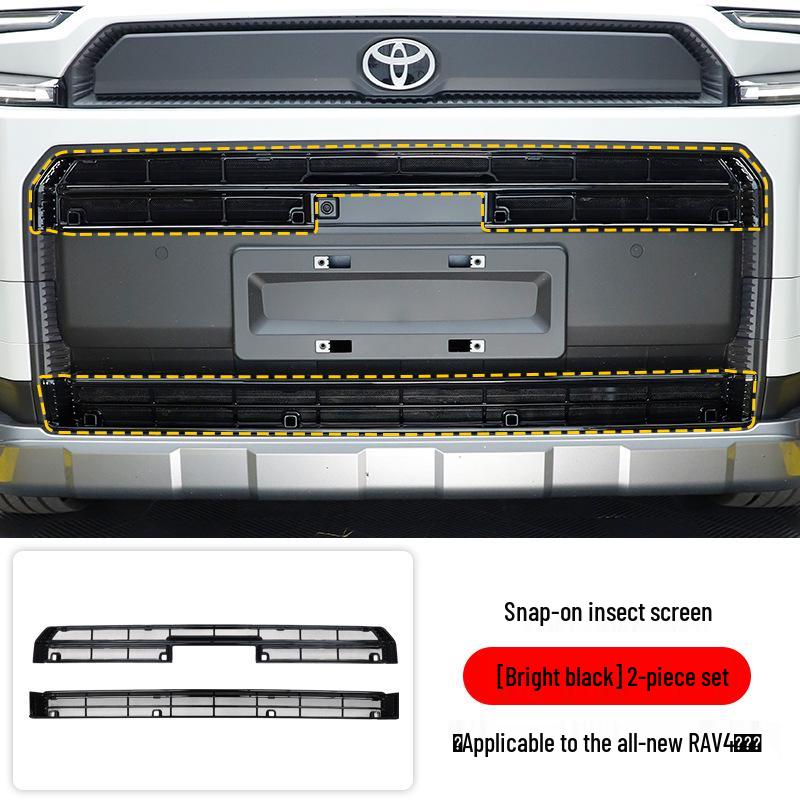 

Compatible with 26 RAV4 models: 6th Gen Wildlander Front Grille Radiator Net Modified Accessory.