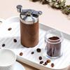 Kaffebönsmalare Portabel Träådring Rostfritt Vev Hand Hand Kaffekvarn Köksverktyg Kvarn Kaffekvarn