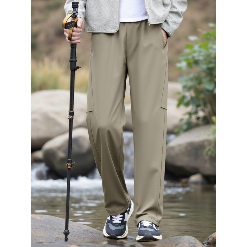 Mountain-Style Outdoor Sports Hiking Pants for Men, Spring and Autumn Straight-Leg Sports Trousers, Export Men's Casual Long Pants