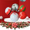 55CM Christmas Inflatable Ball PVC Giant Xmas Ball Christmas Tree Decorations Large Balls Toy New Year Party Courtyard Ornaments