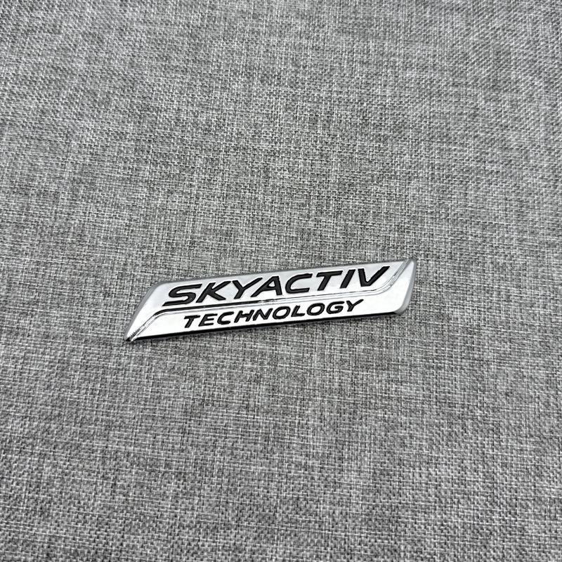 Mazda 3 Czarny Tylny Klapa Bagażnika "Czarny Wojownik" SKYACTIV Naklejka na Bagażnik