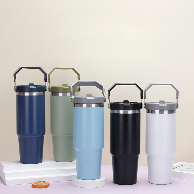 Car Cup Travel Thermal Cup Thermos Water Bottle Termos Drinkware Tumbler Mug Coffee Original Thermo Thermos Thermal Vacuum Flask Portable Ice King Cup