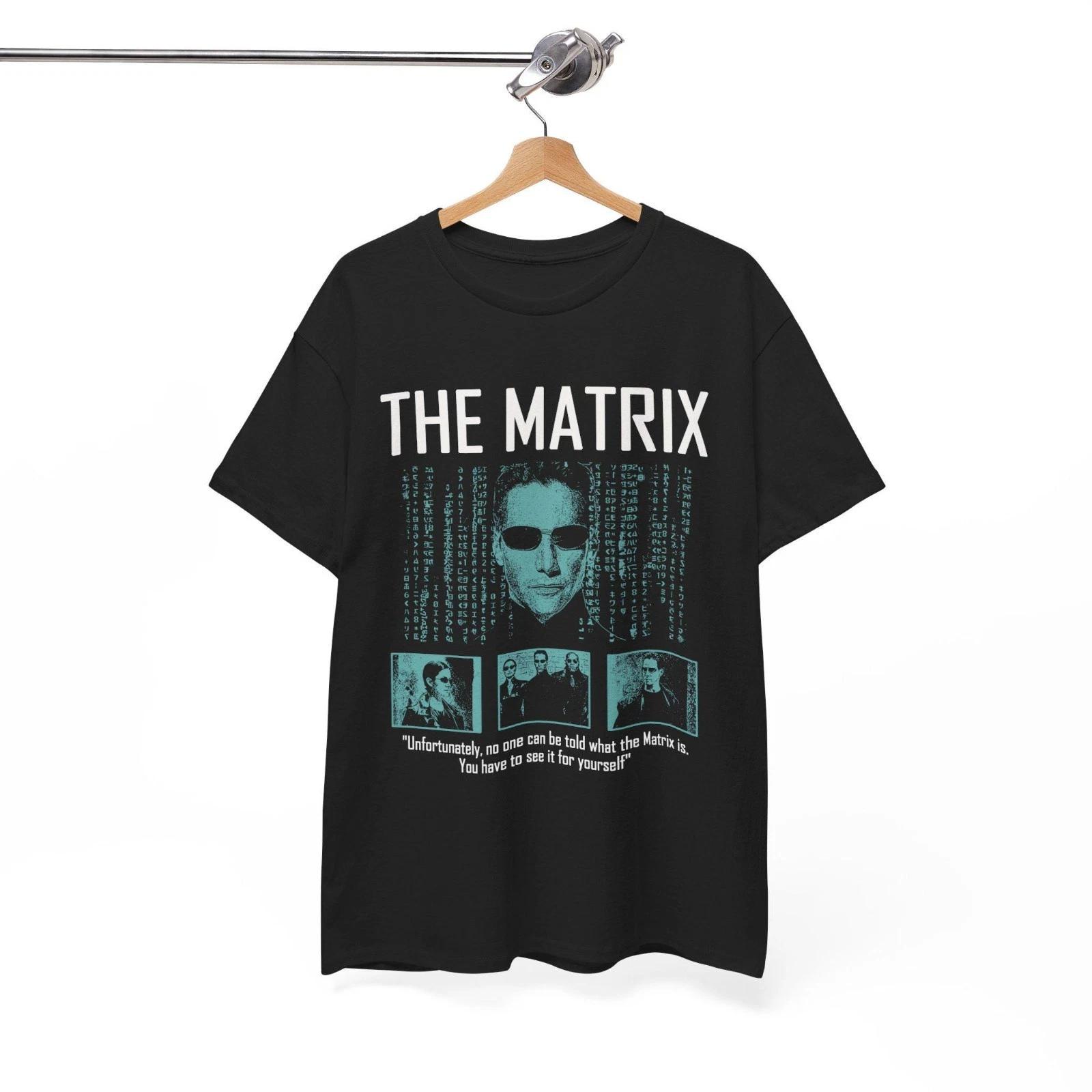 The Matrix Shirt, 1999 Sci-Fi Film Tee, Classic Action Movie T-Shirt S