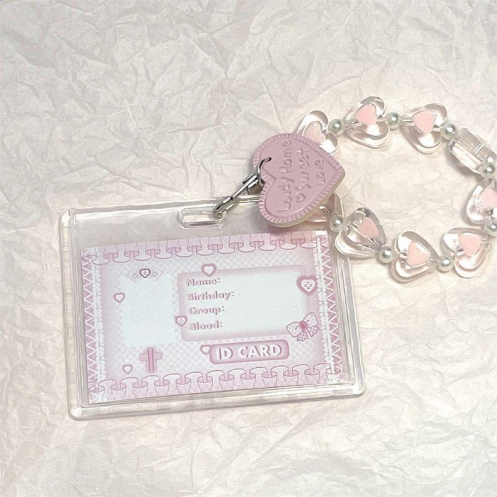 Key Ring Ornaments Korean Pop Photocard Cover Children Gift Idol Photos Card Cover Bus Card Cover