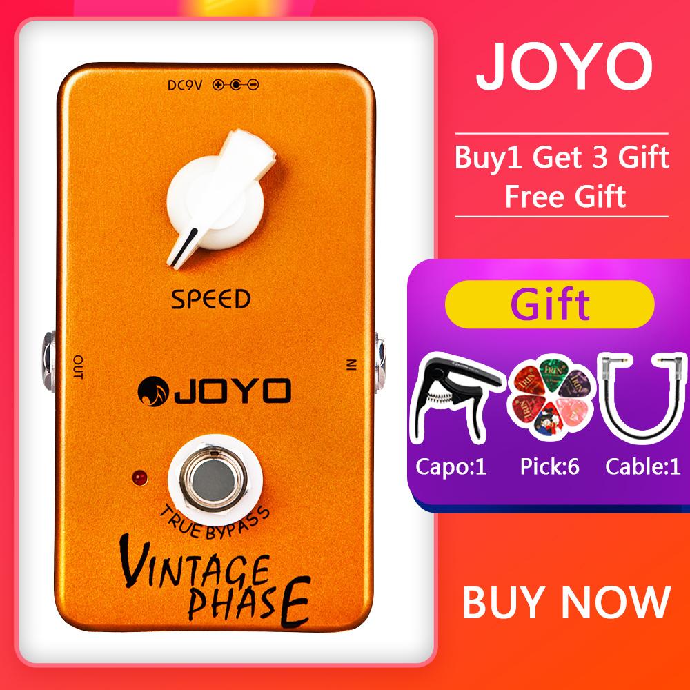 JOYO JF-06 Vintage Phaser Guitar Effect Pedal 70's Classic Phaser Sounds with Speed Control Knob Guitar Parts and Accessory