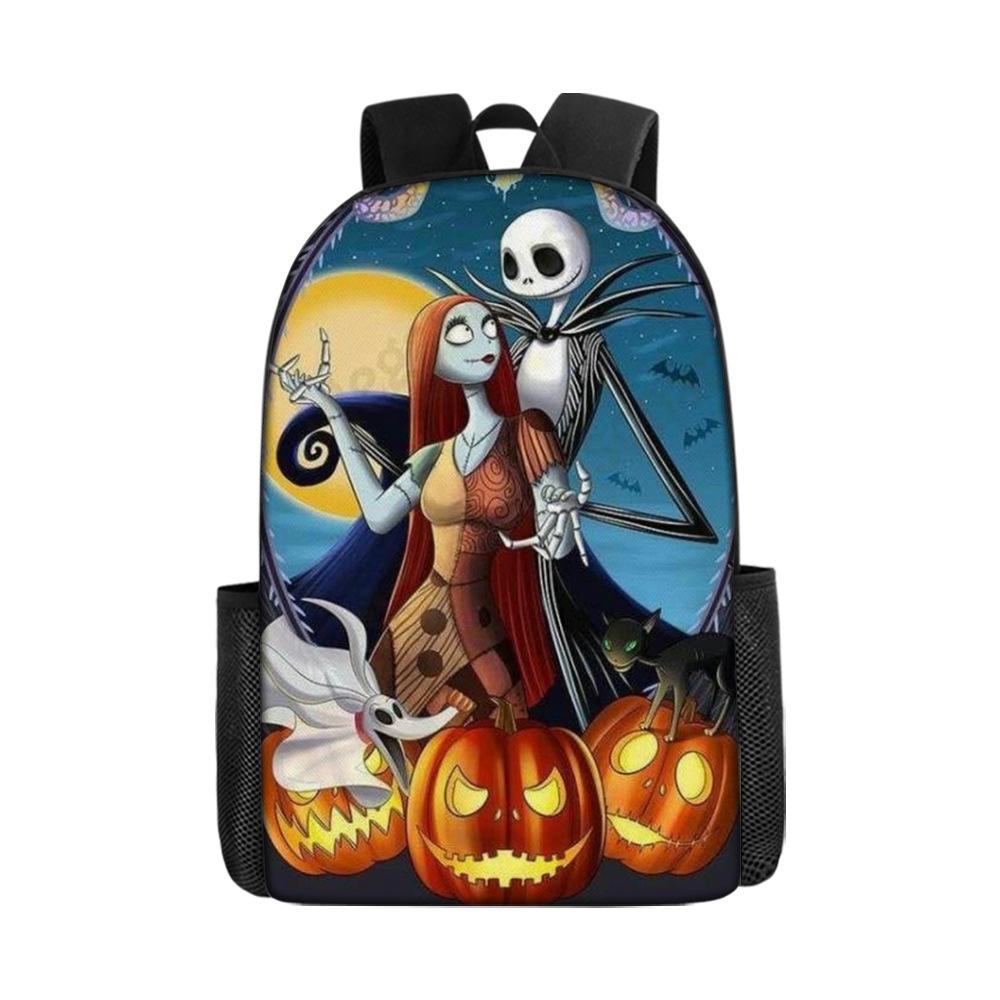 The Nightmare Before Christmas School Bags Men'S And Women'S Backpacks