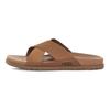 UGG Wainscott Cow Split Leather Slippers Men's Chestnut 1124902-CHE