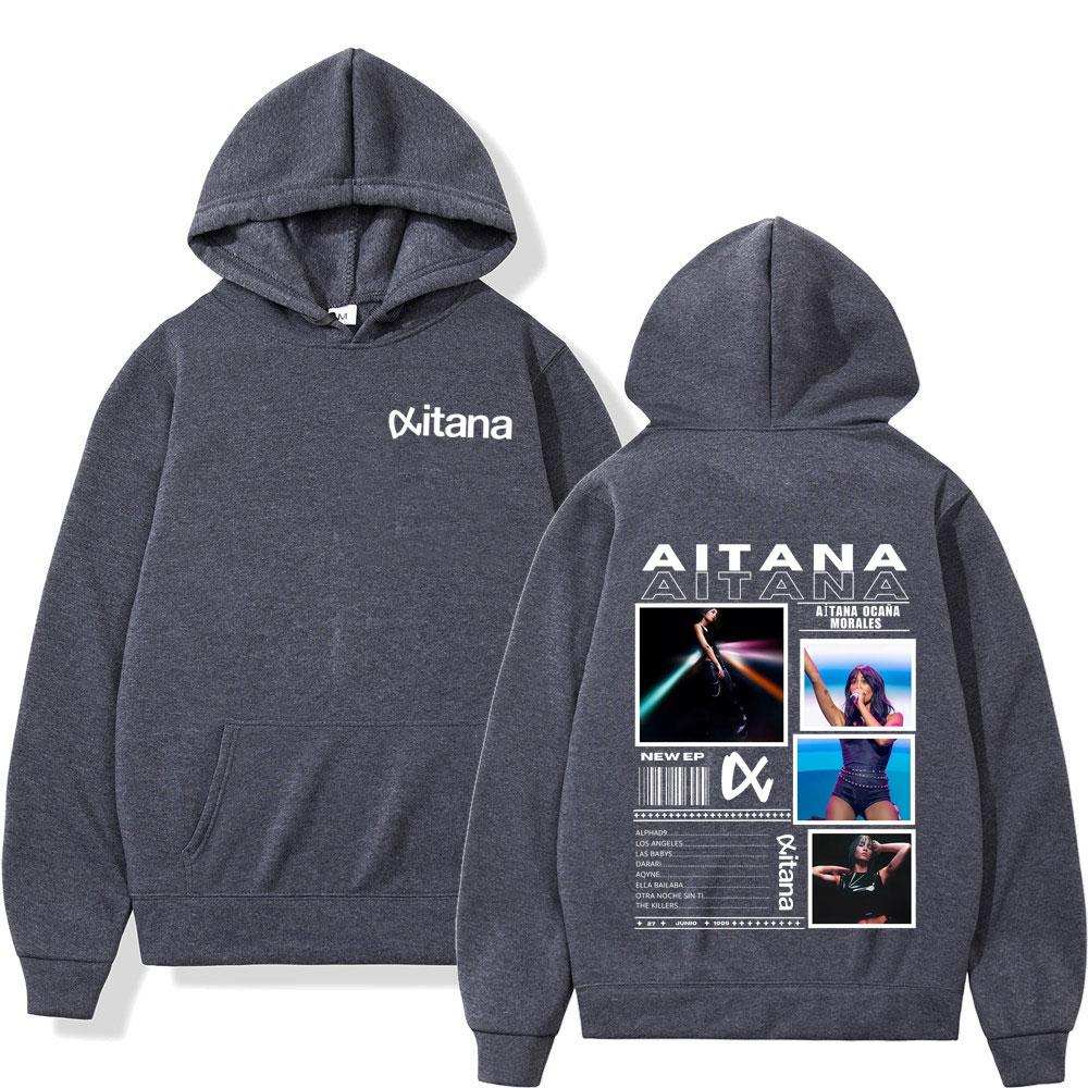 

Singer Aitanas Ocana Fashion Print Sweatshirt Men Women Aesthetic Casual Pullover Fashion Casual Sportswear for Autumn Winter M