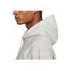 Nike Round Logo Print Drawstring Hoodie Men Tops Light-Grey DM5458-050