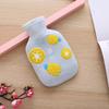 Plush Hot Water Bottle Cover Cartoon Fruit Design Thickened Rubber Water-Filled Explosion-Proof Removable Washable Warm Water Bag