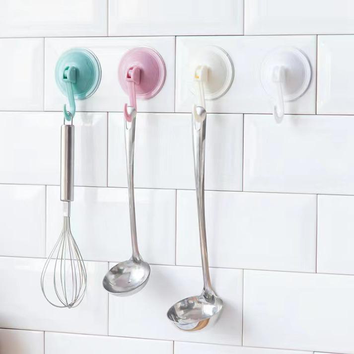 Strong Vacuum Suction Cup Hook for Bathroom & Kitchen Wall