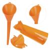 Motorcycle Drip Free Oil Filter Funnel Kit Set Practical Accessory(Orange )
