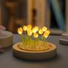 Tulip Night Light DIY Kit: Creative Desktop Ornament Gift for Girls' Bedroom or Valentine's Day