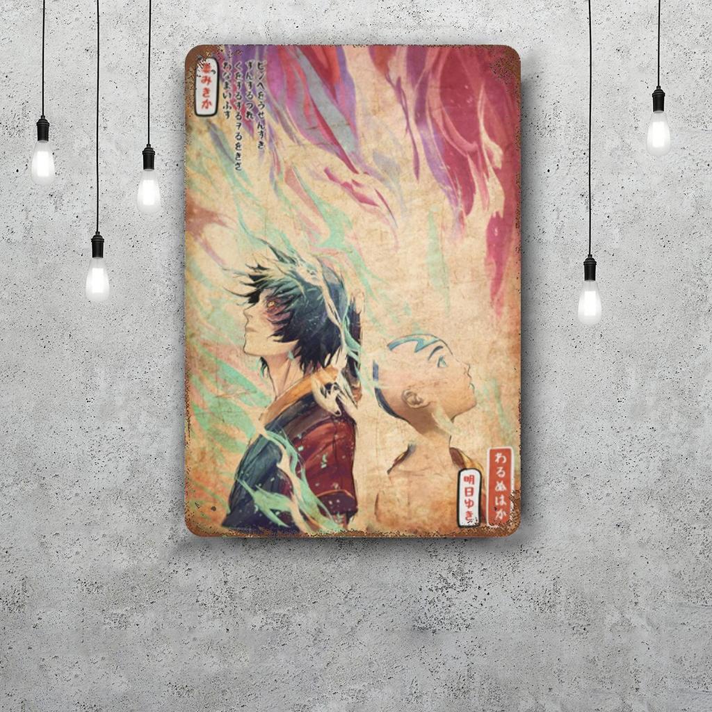 zuko Cartoon Retro Vintage Tin Sign Poster Decorative Plaque Metal Plate Wall Decor