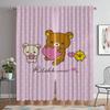 Rilakkumas Anti-mosquito Curtains for Living Room Curtain Partition Home Interior Curtains 2 Pieces Shades Halloween Decoration