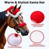 Adjustable Christmas Themed Equine Protective Gear Weatherproofed Enhances Safety During Outdoor Activity