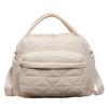 Women Quilted Sling Backpack Convertible Shoulder Bag Crossbody Purse with Handles Handbag for Travel Work Daily Errands