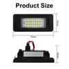 2Pcs LED Car Number License Plate Light Accessories Lamp Canbus 12V For A1 A4 B8 4D 5D A5 S5 2D 5D A6 S6 A7 For VW Golf Passat