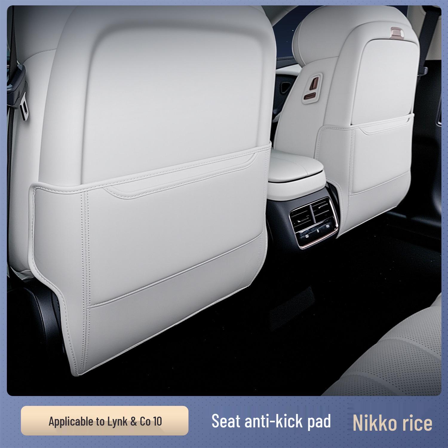Lynk & Co 10emp Rear Seat Kick Mats for Lynk EM-P - Decorative Backrest Accessories.