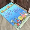 Name Custom Cartoon Spongebob Carpet Rug for Living Room Bedroom Home Sofa Decoration,Kids play Non-slip Floor Mat