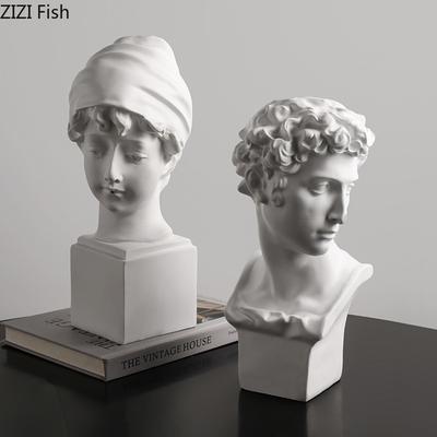 European Venus Figures Artwork Statue Desk Decoration Ornaments Venus Girl Character Resin Sculpture Room Aesthetics Decor