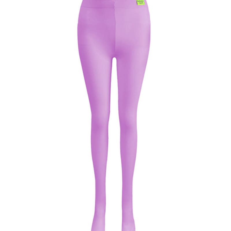 

Романтичные тигровые базовые колготки (сирень) Free