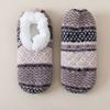 Winter Lambskin Floor Sock with Glue for Anti-slip Function. Men's and Women's Matching Socks. Thickened and Padded Home Use Snow Boots.