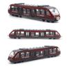 Premium Alloy High-speed Subway Train Model Slide Toy For Kids In Random Colors