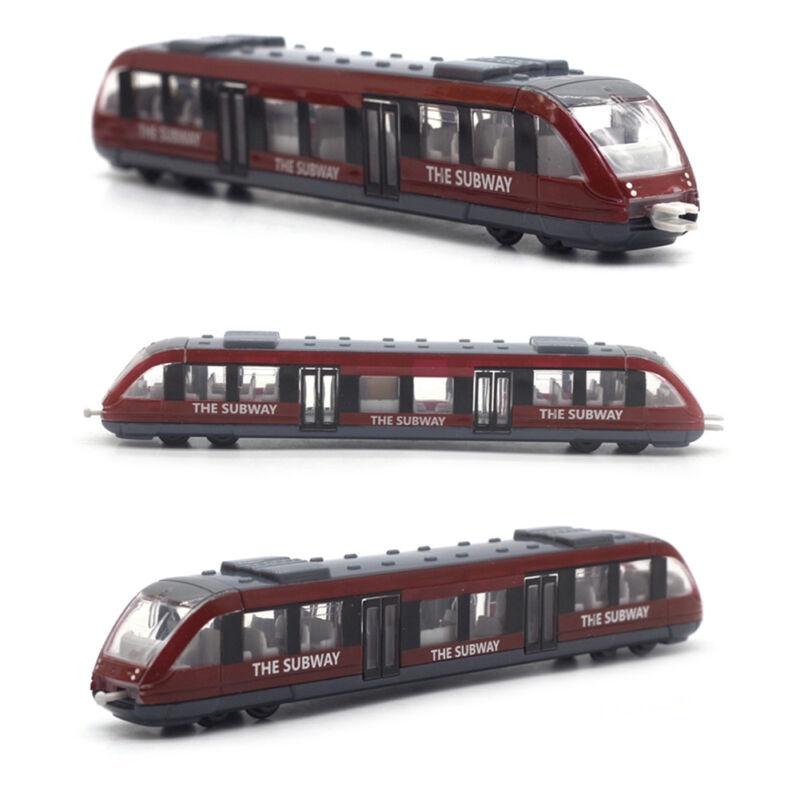 Premium Alloy High-speed Subway Train Model Slide Toy For Kids In Random Colors