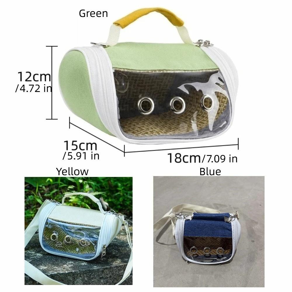 Breathable Bird Transport Cage Portable Hamster Carrier Bag Parrot Travel Bag  Traveling