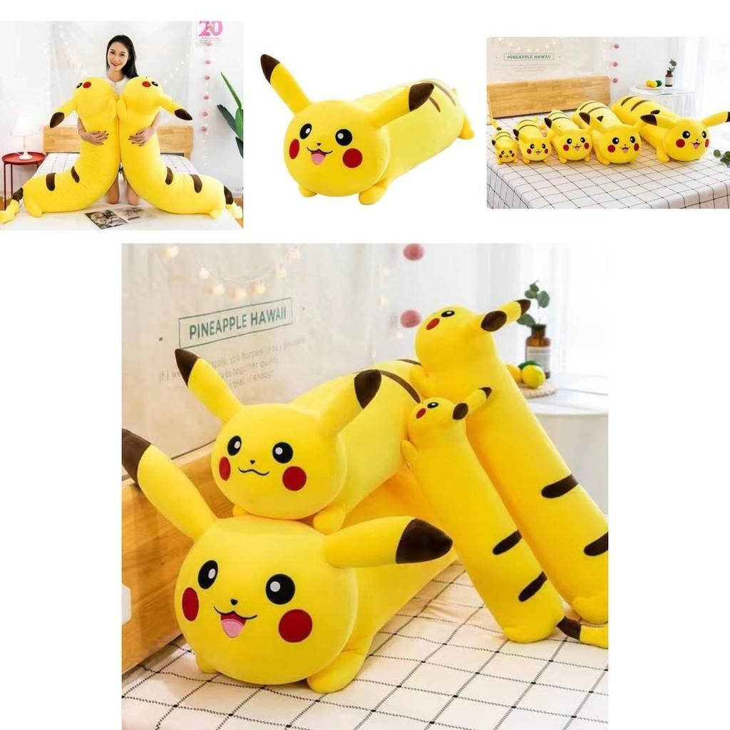 Grande Cuscino Peluche Pikachu Per Dormire E Decorazione Morbido E Coccoloso