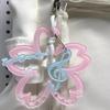 Multifunctional Keychain Carabiner Clip with Secure Lock Plastic Texture Perfect for Outdoor Backpack Keys and Daily Use