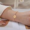 Dawapara Vintage Pentagram Bracelet Sun Supernatural Pentacle Charm Bracelet Wiccan Couple Jewelry Stainless Steel Gift