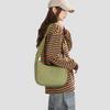 Solid Color Lightweight Shoulder Bag Women's Crossbody Bag Student Class Bag