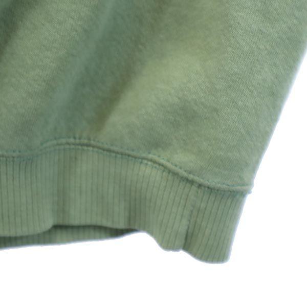 Lee 90s Old USA Made Heavy Weight Long Sleeve Sweat Trainer XL Greenish Men's Used