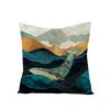 Home Landscape Polyester Pillowcase Home Digital Printing Sofa Cushion Waist Pillowcase