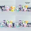 Hello Kitty Kuromi Magic Cinnamoroll Melody Themed Model Desktop Ornament For Kids And Fans