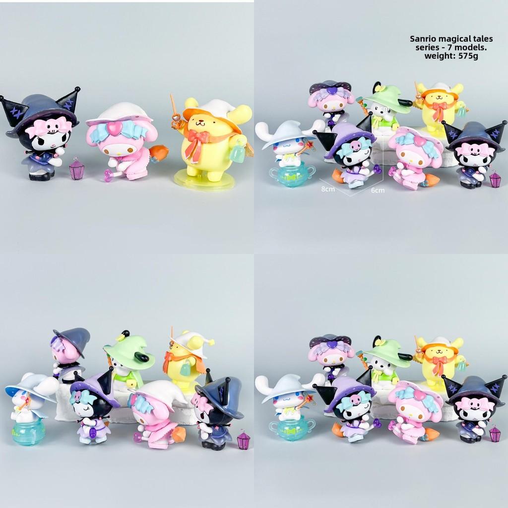 Hello Kitty Kuromi Magic Cinnamoroll Melody Themed Model Desktop Ornament For Kids And Fans