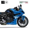 Labelbike 3D Motorcycle Tank Side Resin Decoration Compatible with Suzuki Blue - Sticker, Protection, GSX-8R, Color