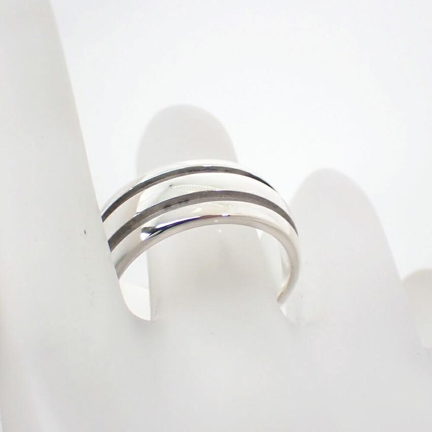 [Used] TIFFANY 925 Double Line Ring / Size 20 / j51-8