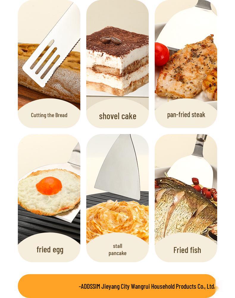 Stainless Steel Cooking and Baking Spatula: Frying, Tiramisu, Steak, Jianbing, Teppanyaki, Pancakes