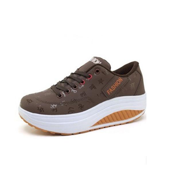 Women's Casual Sports Comfortable Breathable Flat Bottom Increased Casual Shoes Plus Size