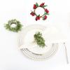 Rings, Red Berry Wreaths, Christmas Decoration Needle Napkin Rings