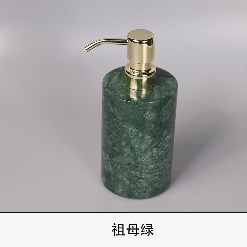 Marble Bathroom Supplies Home Bathroom 3 Piece Set Hand Sanitizer Bottle Round Lotion Bottle Storage Tray Aromatherapy Bottle