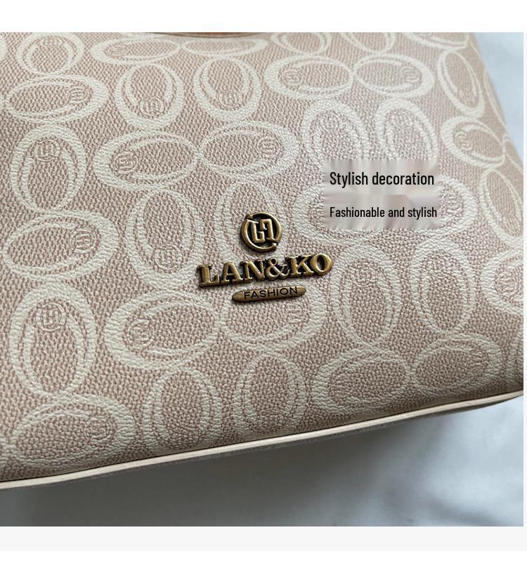 Bolsa Tote e Transversal de Luxo Feminina de Grande Capacidade - Acessório de Moda Versátil e Sofisticado