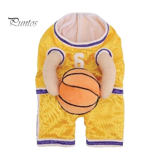 

Баскетбольний костюм собаки з м ячем Хеллоуїн Домашній баскетболіст Джерсі Собака тримає м яч Баскетбольна форма Одягання S B